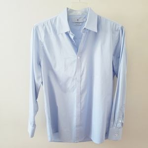 Five Four Blue Long Sleeved Button Down Shirt L